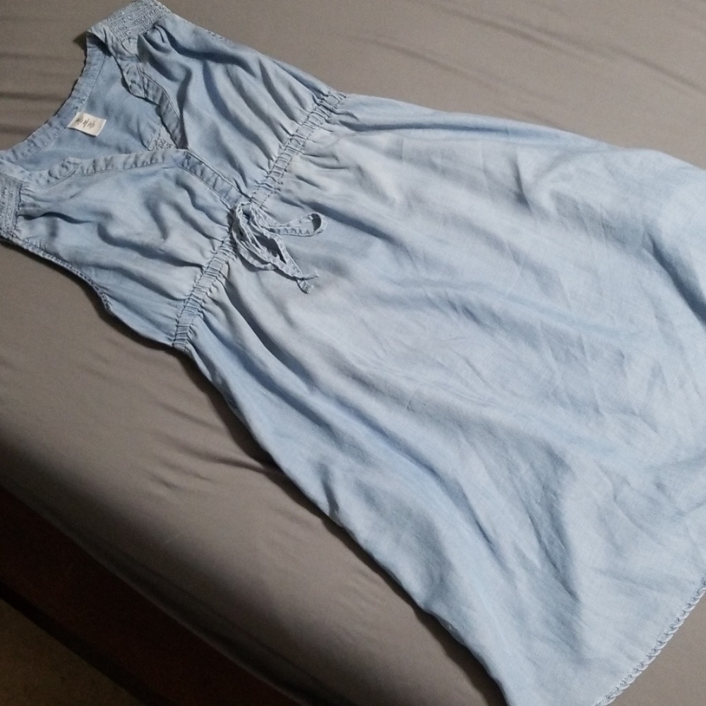 Denim Maternity Dress